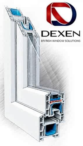 Купить пластиковое Окно ПВХ Dexen A-58 мм